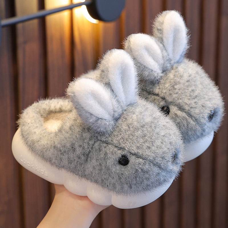 Winter Children Cotton Slippers Boys And Girls - Mubimart