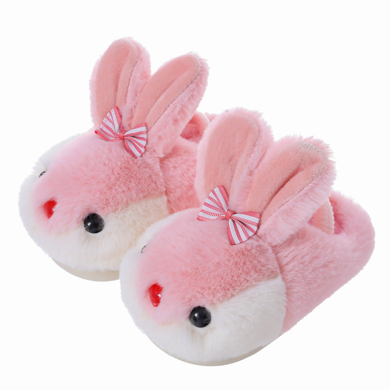 Winter Children Warm Non-slip Cotton Slippers - Mubimart -  