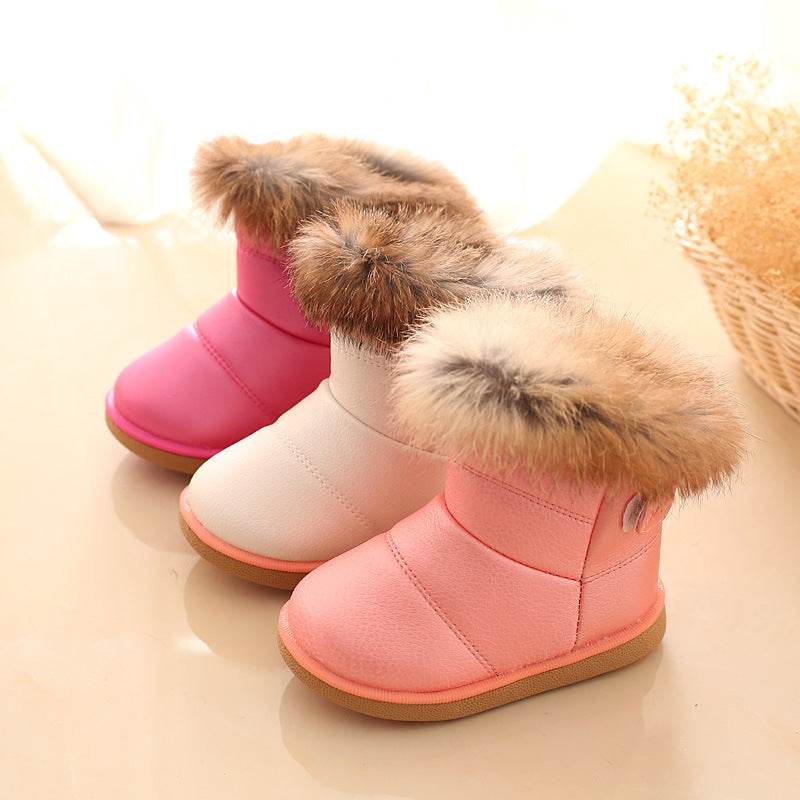 Winter Children's Shoes, Girls' Boots, Snow Boots - Mubimart