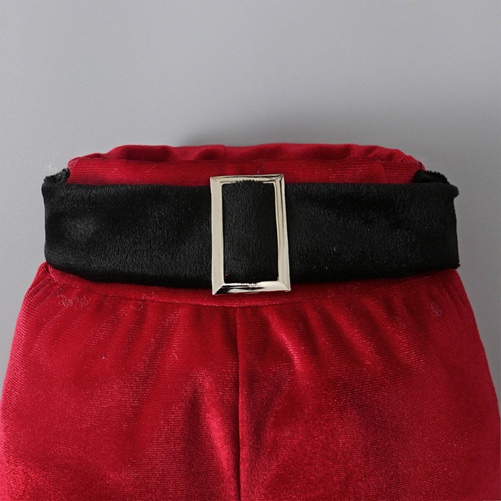 Winter Christmas Long-sleeved Shirt Bell Bottoms Hat Three-piece Children's Clothing - Mubimart