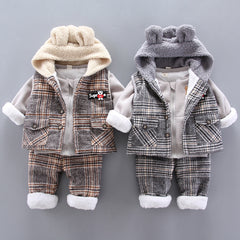 Winter Korean baby boy suit - Mubimart -  