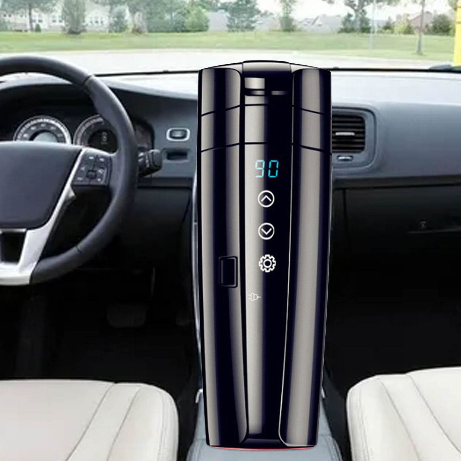 Winter Thermal Insulation Intelligent Electric Car Warm Water Cup - Mubimart
