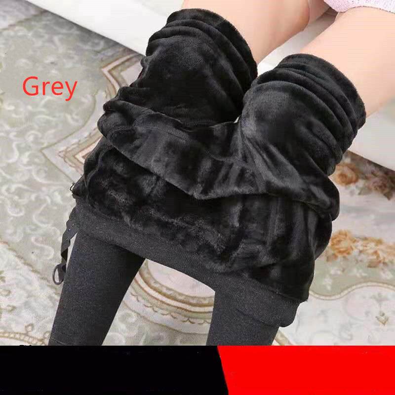 Winter Velvet Maternity Leggings Pants For Pregnant Women Warm Maternity Clothes Thickening Pregnancy Trousers Clothing - Mubimart