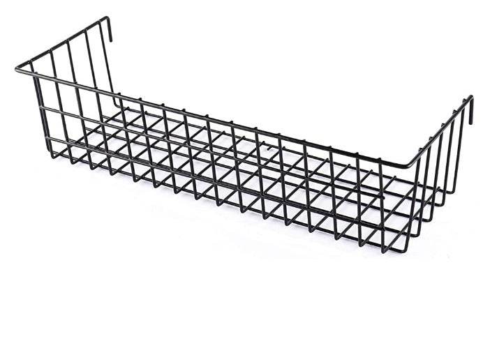 Wire Grid Hanging Basket Grid Accessories Storage Basket - Mubimart