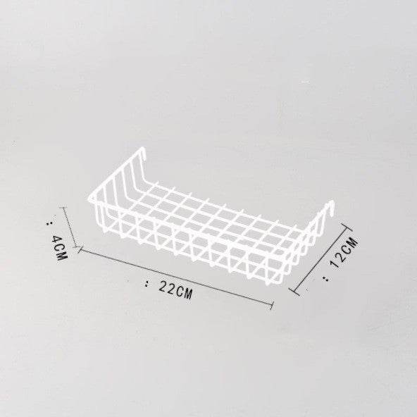 Wire Grid Hanging Basket Grid Accessories Storage Basket - Mubimart
