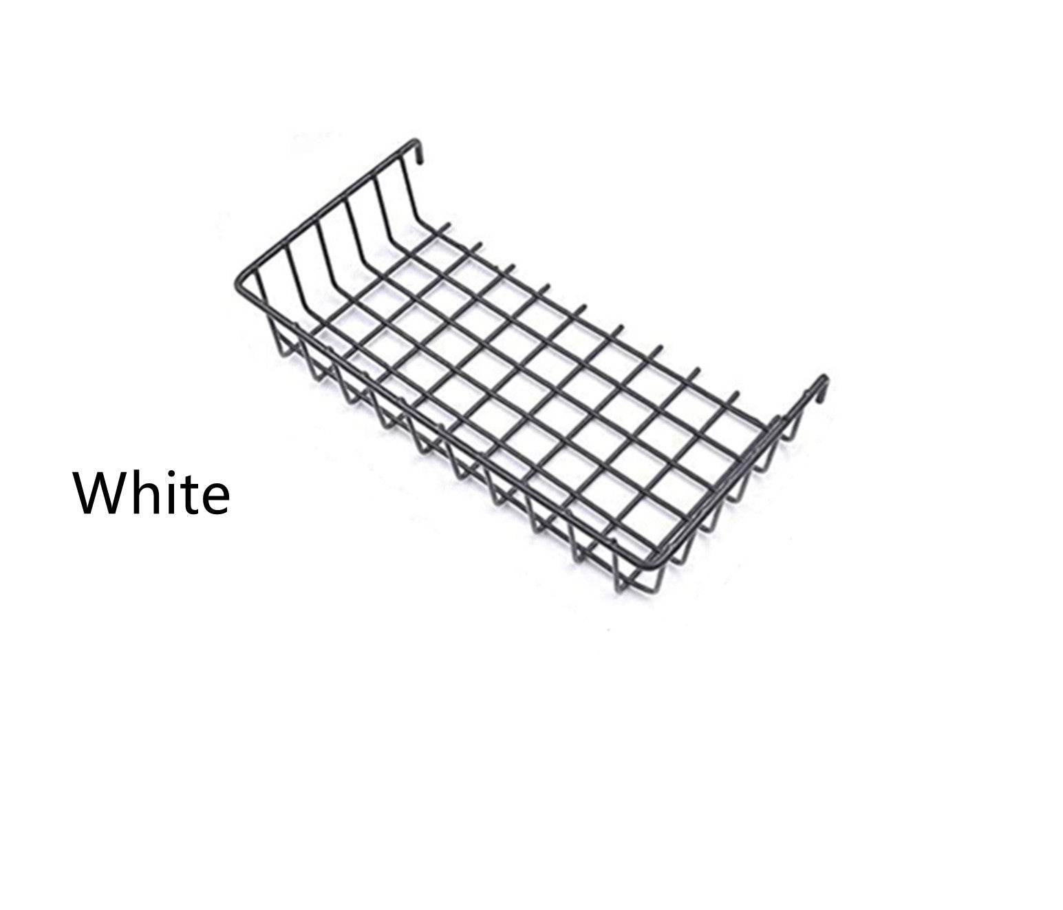 Wire Grid Hanging Basket Grid Accessories Storage Basket - Mubimart