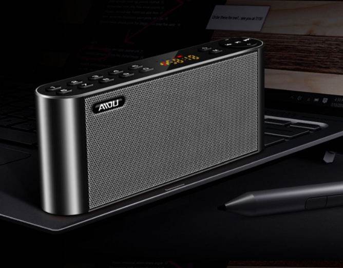 Wireless Bluetooth Speaker Dual Speakers Hifi Audio Card Usb Portable - Mubimart