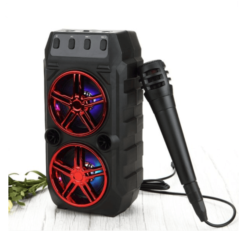 Wireless Bluetooth Speaker Dual Speakers Outdoor Portable Loud Speaker - Mubimart