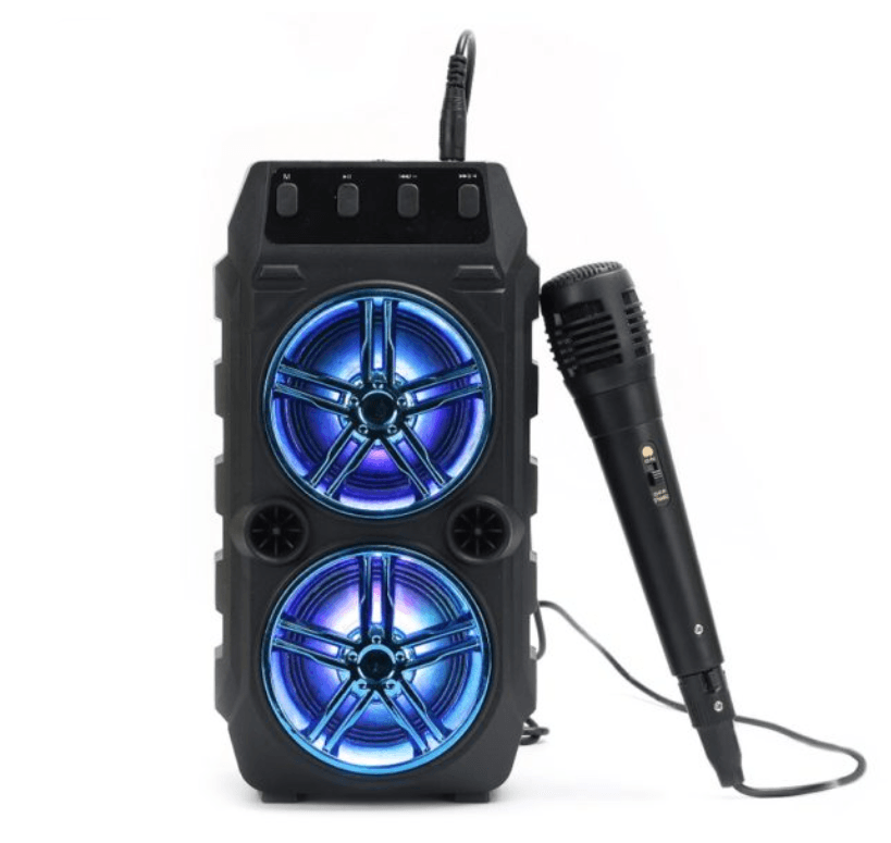 Wireless Bluetooth Speaker Dual Speakers Outdoor Portable Loud Speaker - Mubimart