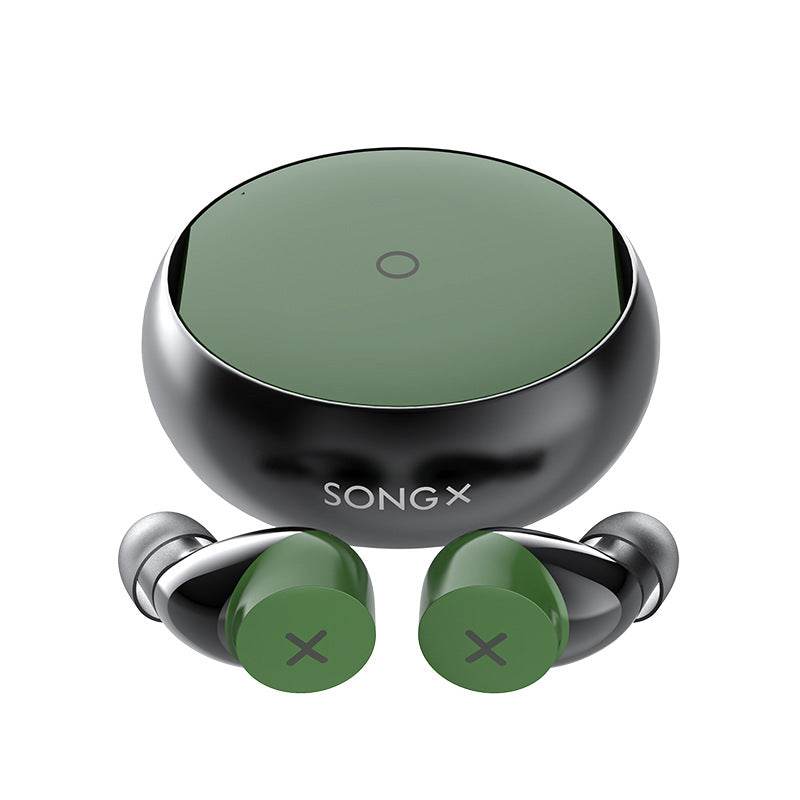 Wireless Bluetooth5.0 Earphones Sport Headsets USB-C Case Single Mode Unique Star-Ring Design - Mubimart
