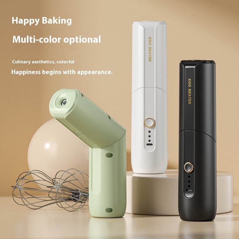 Wireless Electric Whisk Household Cream Blender - Mubimart