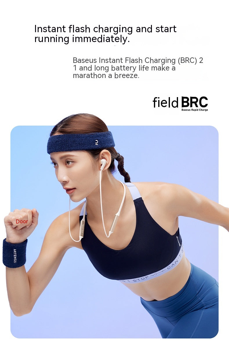 Wireless Halter Bluetooth Sport Headsets Binaural Halter Universal Earphone - Mubimart -  