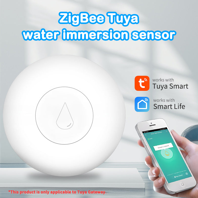 Wireless Water Sensor Zigbee Smart Home Manufacturer FCCID Authentication CE Authentication - Mubimart - Water Leaking Sensor 