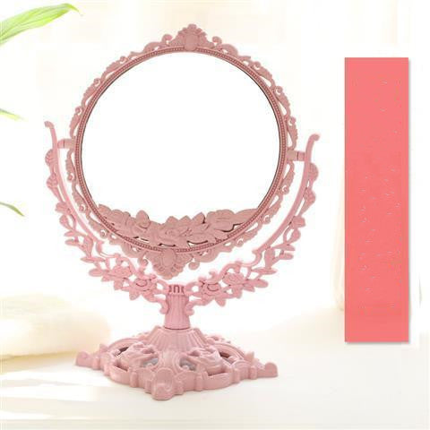 With the Princess Mirror European-style Makeup Mirror New Retro Mirror - Mubimart -  