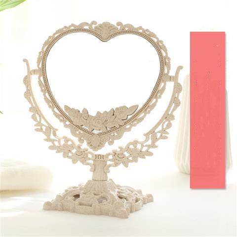 With the Princess Mirror European-style Makeup Mirror New Retro Mirror - Mubimart