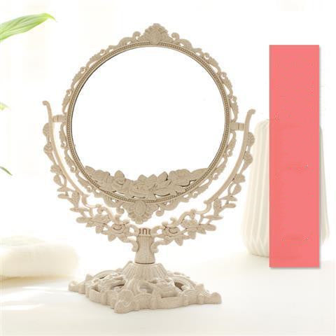 With the Princess Mirror European-style Makeup Mirror New Retro Mirror - Mubimart -  