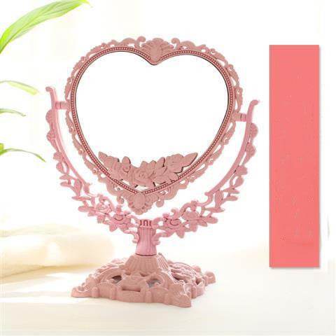 With the Princess Mirror European-style Makeup Mirror New Retro Mirror - Mubimart