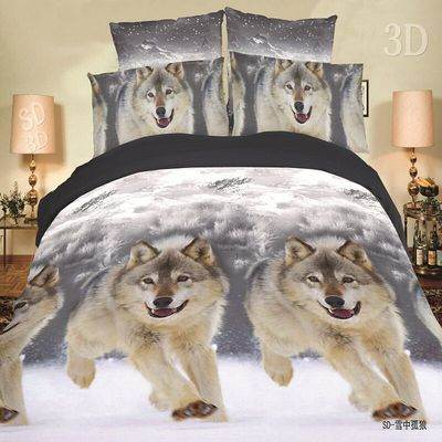 Wolf Bedding Set - Mubimart