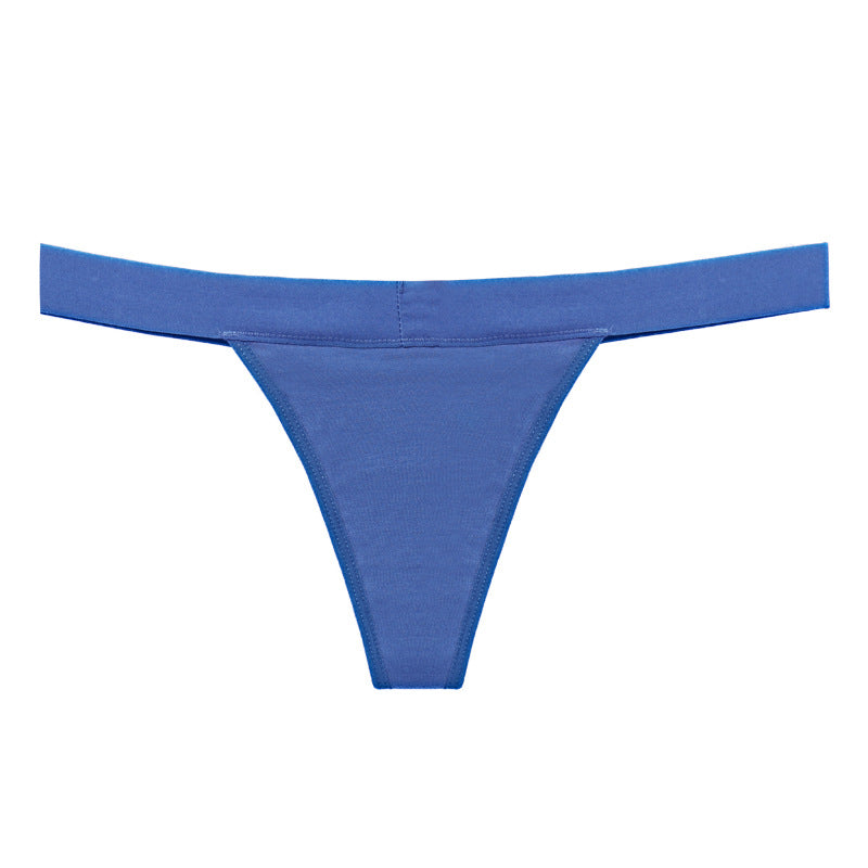 Women Breathable Cotton Thong Period Underwear Low Rise Briefs - Mubimart -  