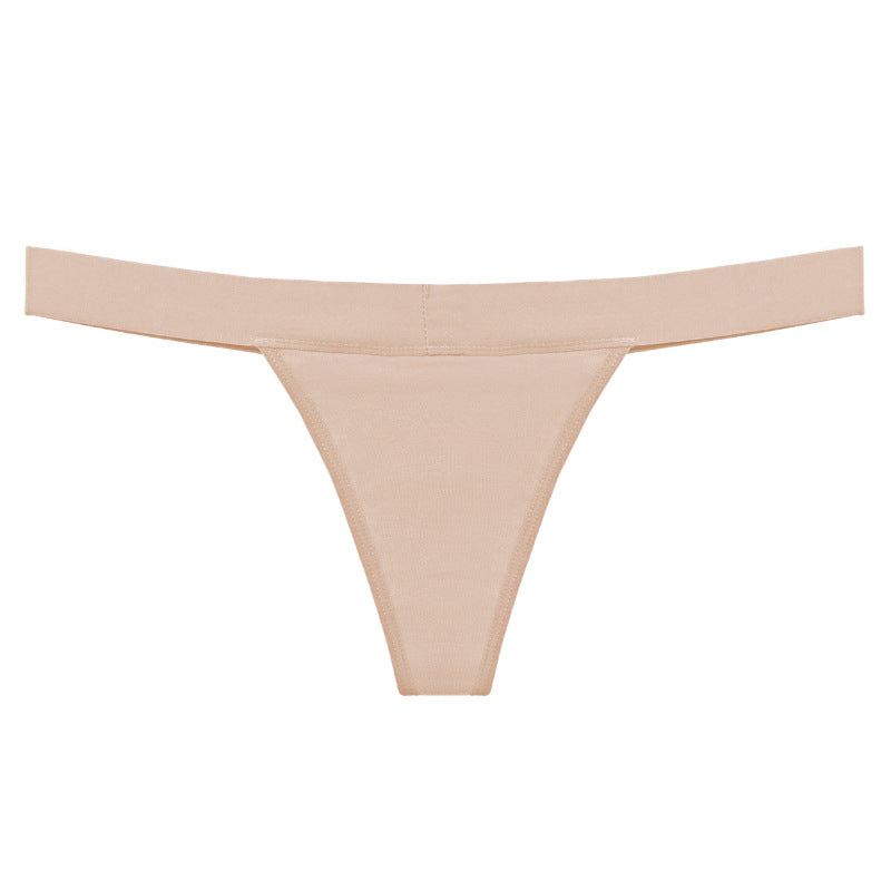 Women Breathable Cotton Thong Period Underwear Low Rise Briefs - Mubimart - Period underwear 