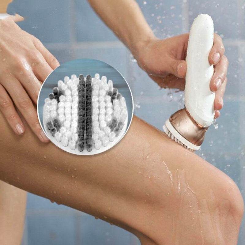 Women Epilator Shaver Hair Remover Facial Cleaner Kit - Mubimart