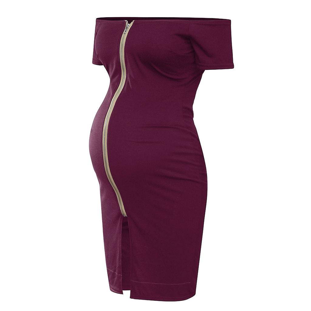 Women Pregnant Maternity Dress - Mubimart