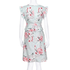 Women Sleeveless Maternity Dress Casual Flower Print - Mubimart -  