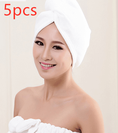 Women's Hair Dryer Cap, Absorbent Dry Hair Towel - Mubimart