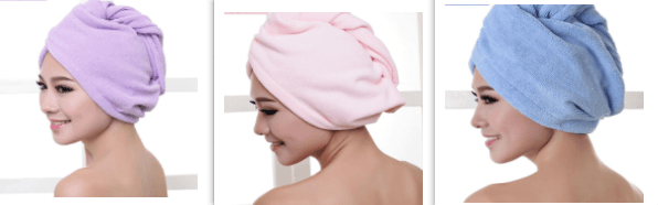 Women's Hair Dryer Cap, Absorbent Dry Hair Towel - Mubimart