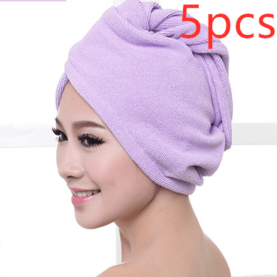 Women's Hair Dryer Cap, Absorbent Dry Hair Towel - Mubimart