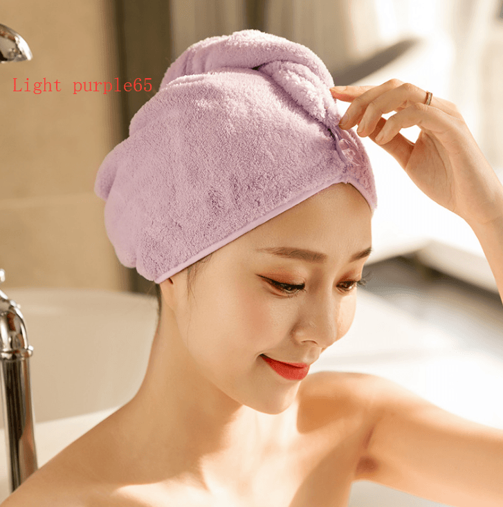 Women's Hair Dryer Cap, Absorbent Dry Hair Towel - Mubimart
