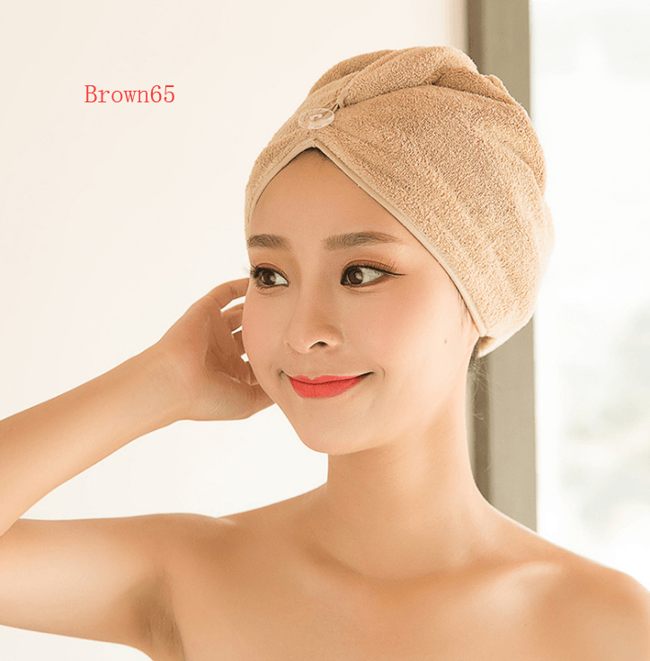 Women's Hair Dryer Cap, Absorbent Dry Hair Towel - Mubimart