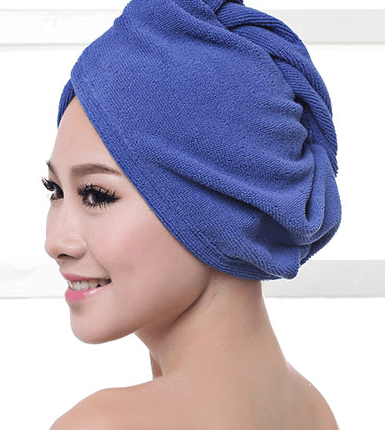 Women's Hair Dryer Cap, Absorbent Dry Hair Towel - Mubimart