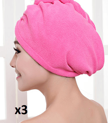 Women's Hair Dryer Cap, Absorbent Dry Hair Towel - Mubimart