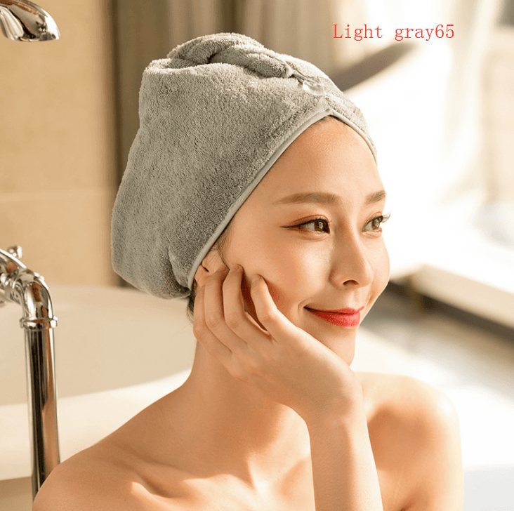 Women's Hair Dryer Cap, Absorbent Dry Hair Towel - Mubimart