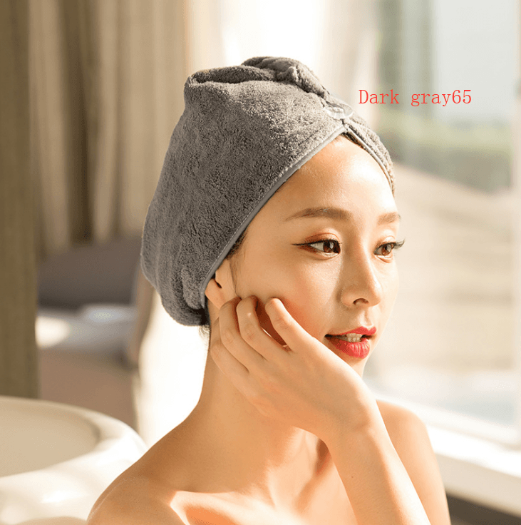 Women's Hair Dryer Cap, Absorbent Dry Hair Towel - Mubimart