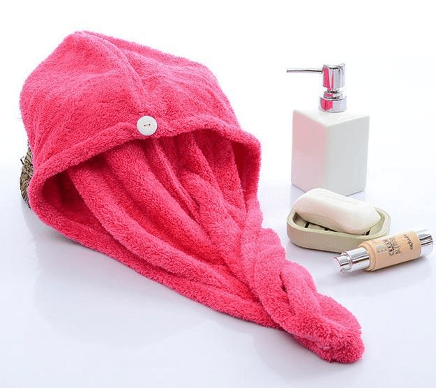 Women's Hair Dryer Cap, Absorbent Dry Hair Towel - Mubimart