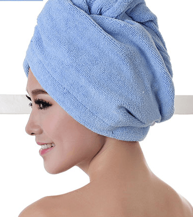 Women's Hair Dryer Cap, Absorbent Dry Hair Towel - Mubimart