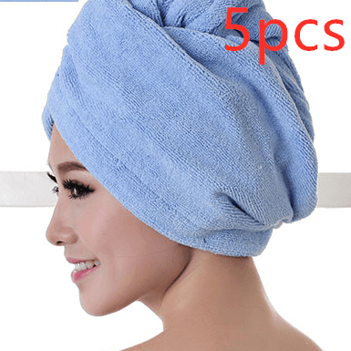 Women's Hair Dryer Cap, Absorbent Dry Hair Towel - Mubimart