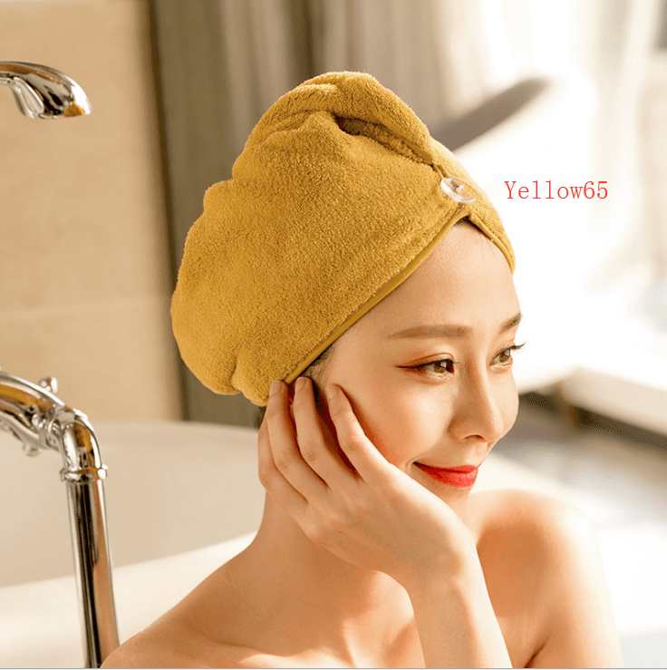 Women's Hair Dryer Cap, Absorbent Dry Hair Towel - Mubimart