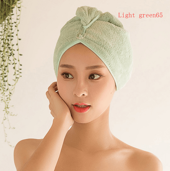 Women's Hair Dryer Cap, Absorbent Dry Hair Towel - Mubimart