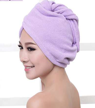 Women's Hair Dryer Cap, Absorbent Dry Hair Towel - Mubimart
