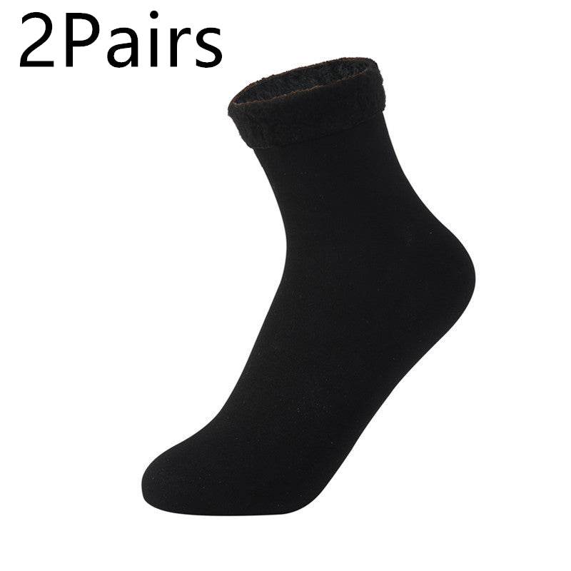Women's Padded Velvet Warm Soft Medium Tube Socks - Mubimart