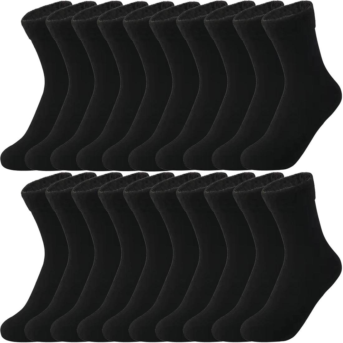 Women's Padded Velvet Warm Soft Medium Tube Socks - Mubimart