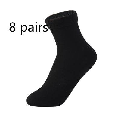 Women's Padded Velvet Warm Soft Medium Tube Socks - Mubimart