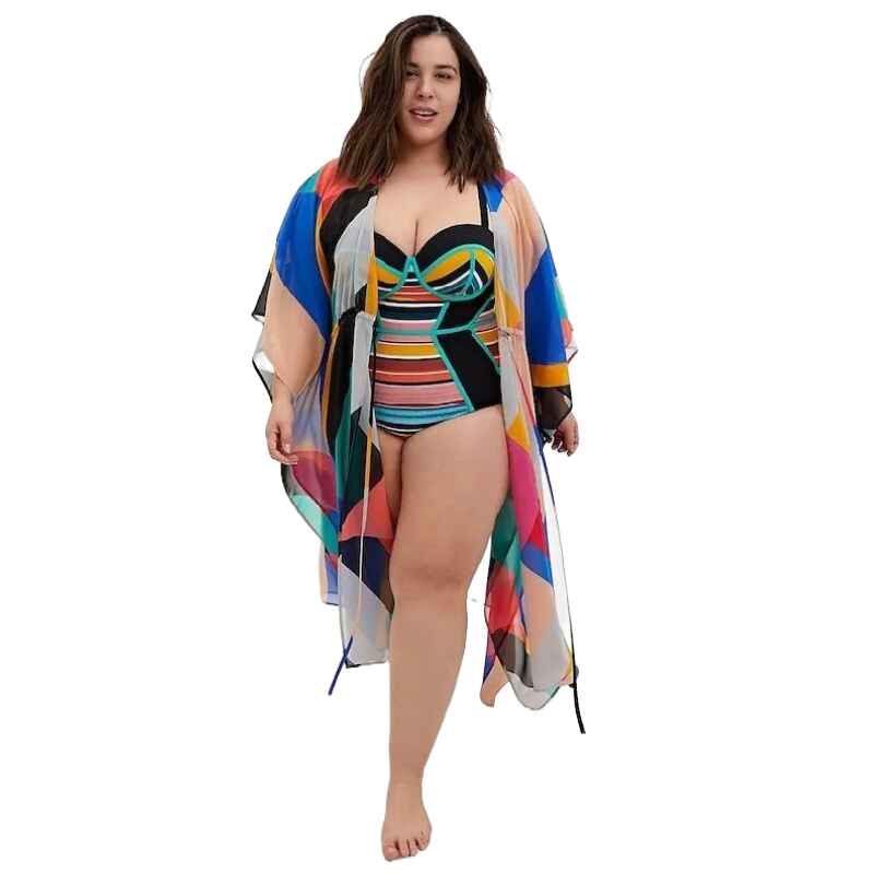 Women Plus Size Swimsuit Cover-ups