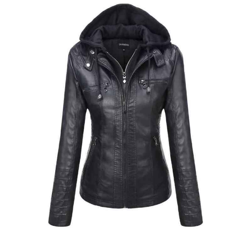 Womens Faux Leather Jackets