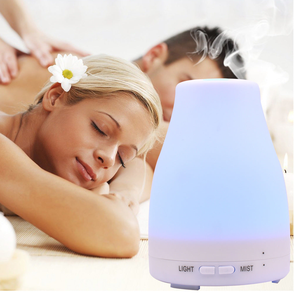 Wood Grain Aroma Diffuser Ultrasonic Humidifier - Mubimart -  