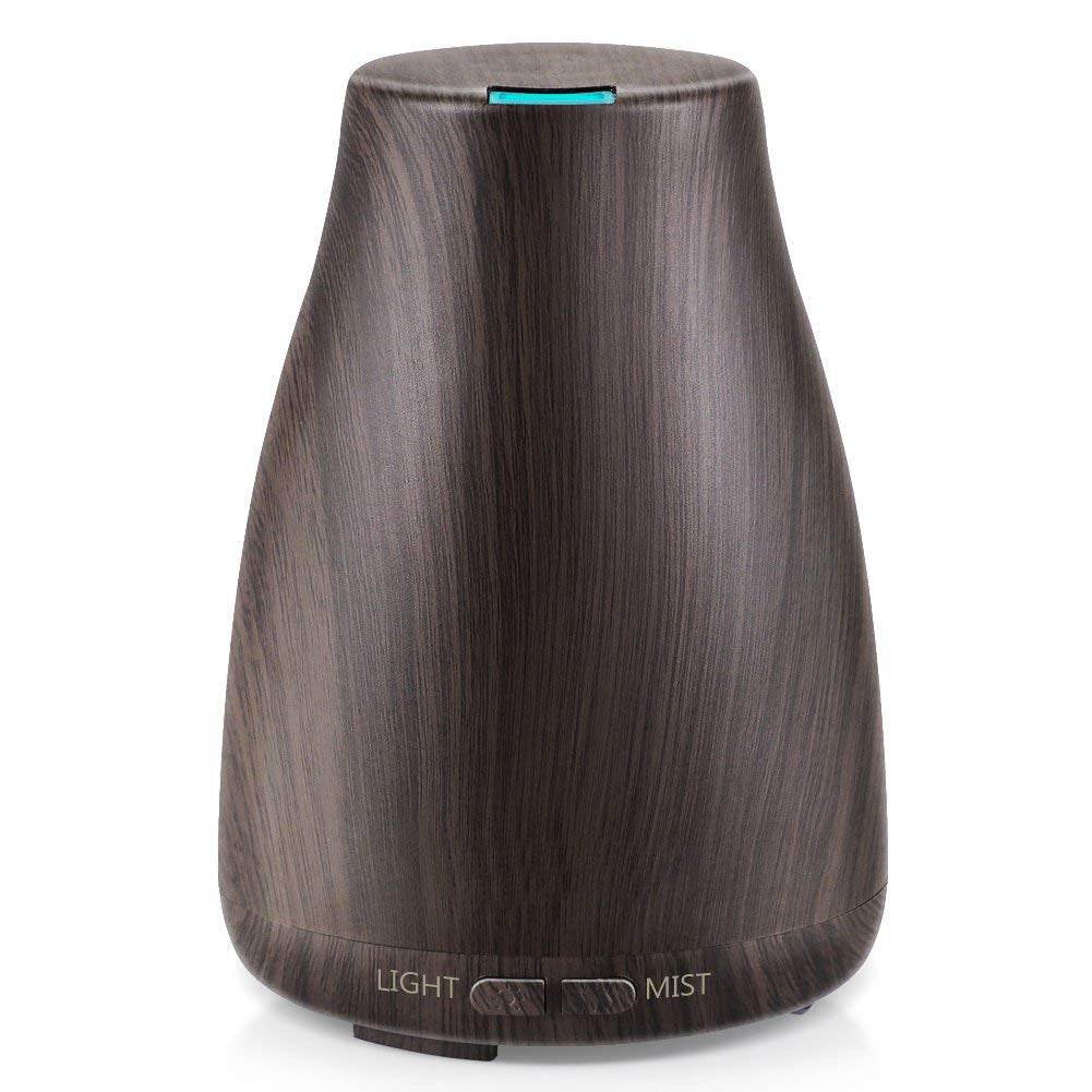 Wood Grain Aroma Diffuser Ultrasonic Humidifier - Mubimart