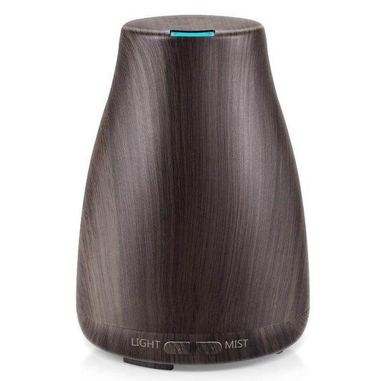 Wood Grain Aroma Diffuser Ultrasonic Humidifier - Mubimart
